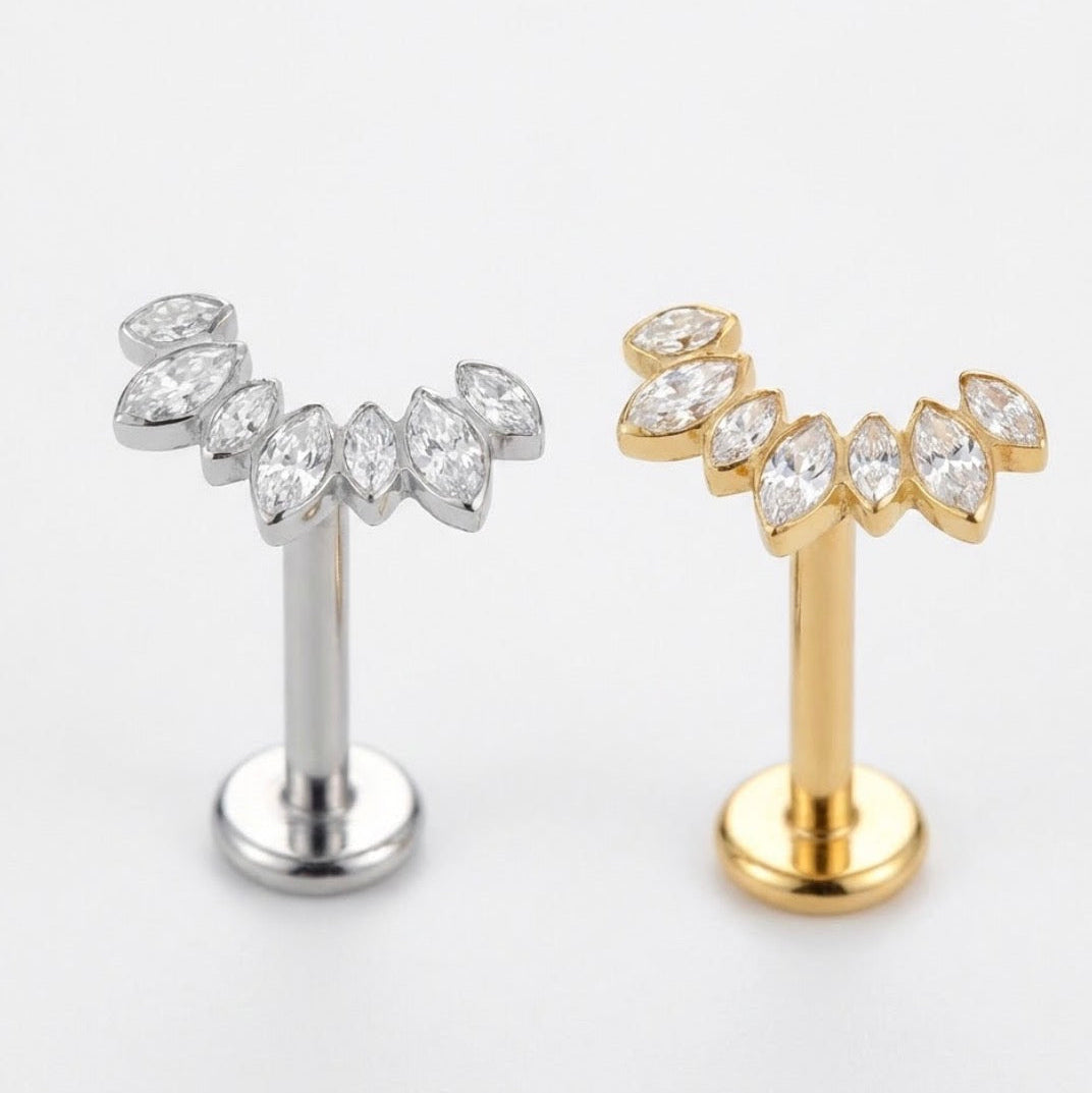 Thalia - crystal Thread Labret